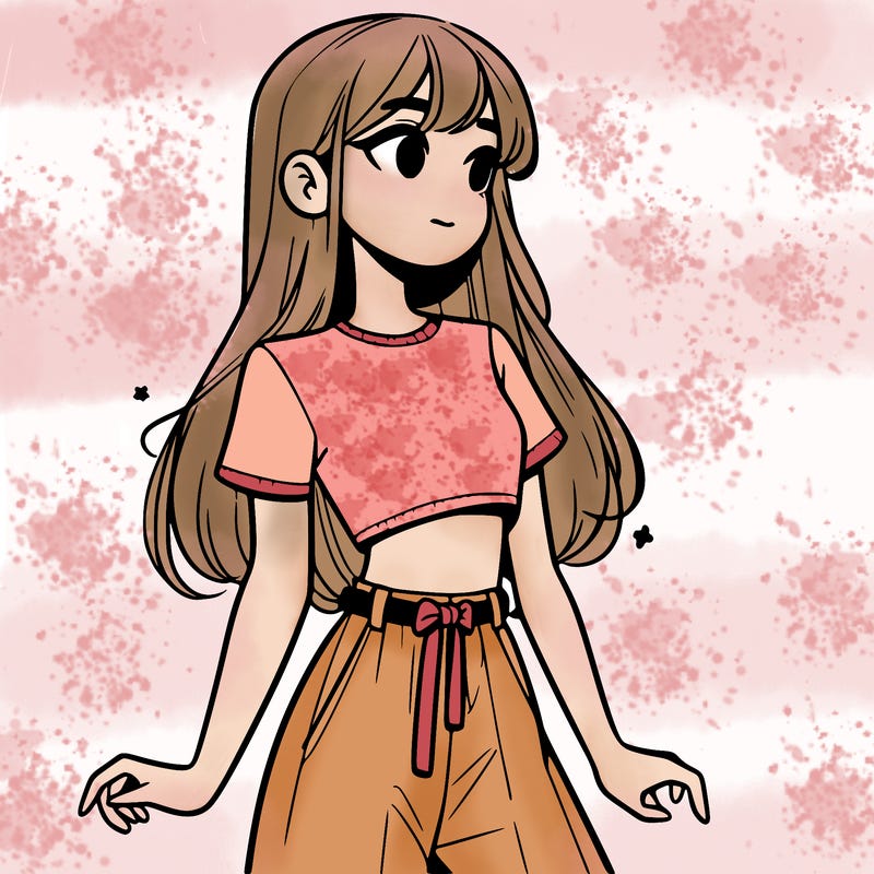 girl in a cute crop top