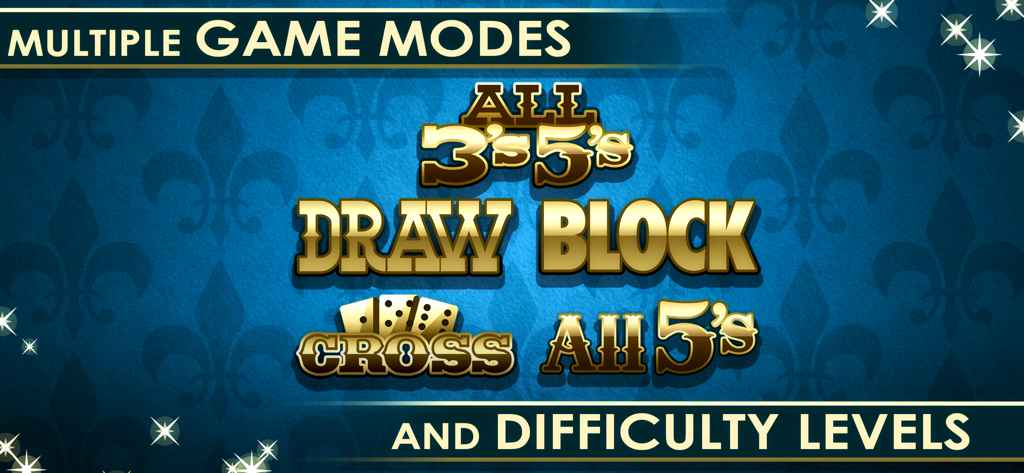 Domino Royale multiple game modes and difficulty levels screen