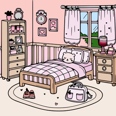 cute bedroom