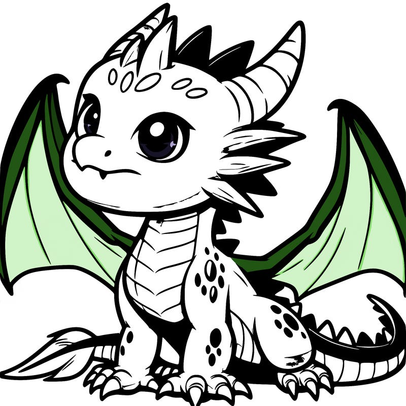 fierce baby night dragon