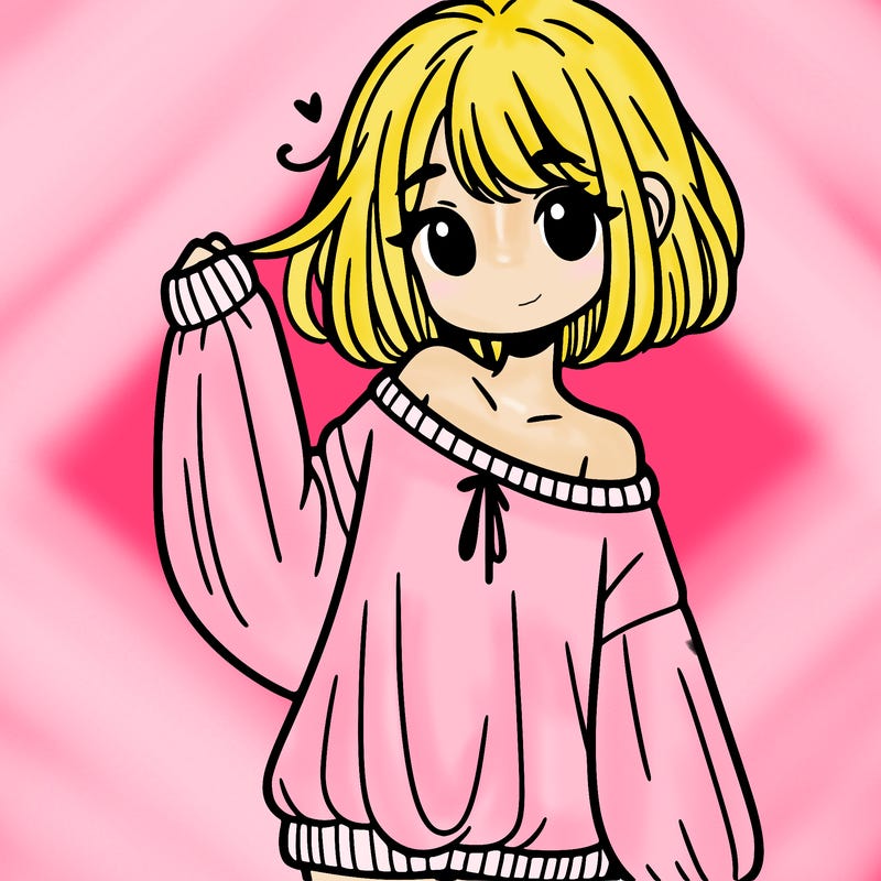 girl in baggy sweater hanging off her shoulder