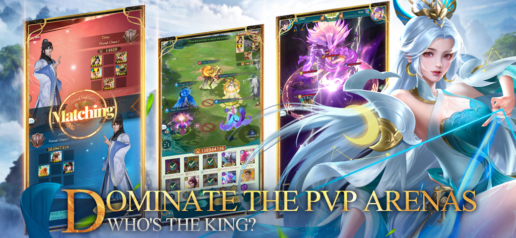 Fantastic Beasts: Wild Legend - Telas de gameplay da arena PvP e arte de personagens para Fantastic Beasts Wild Legend