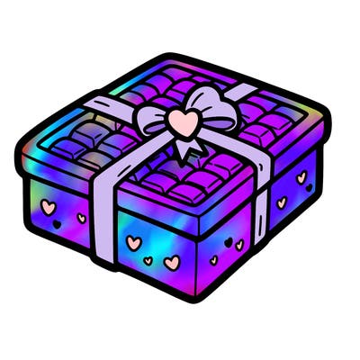 a box of chocolate for valentines day
