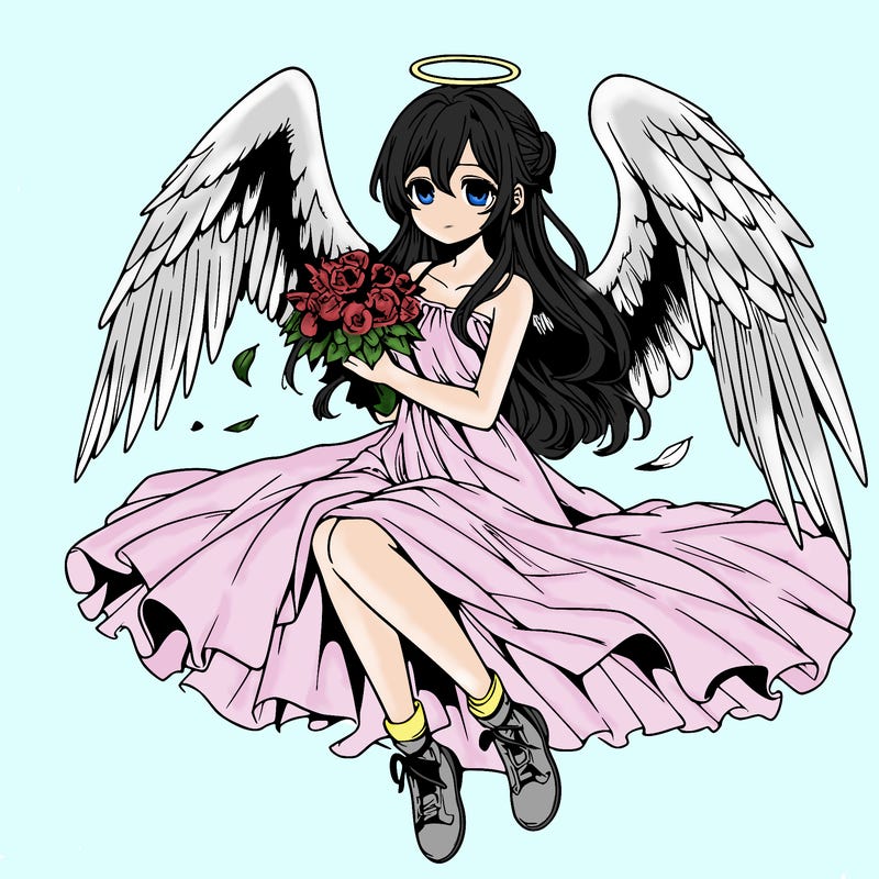 manga angel realistic