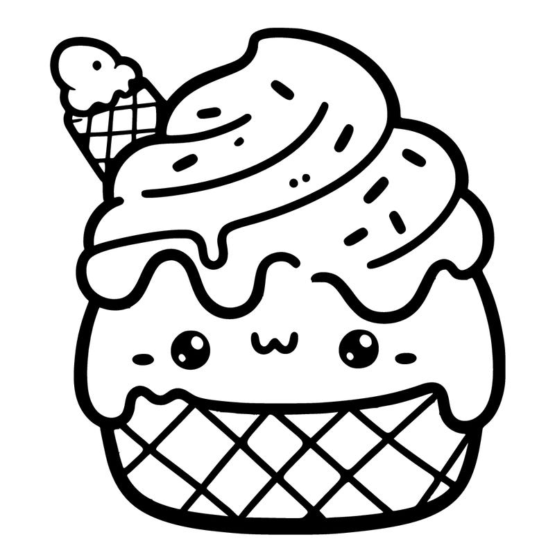 an ice cream squishmellow