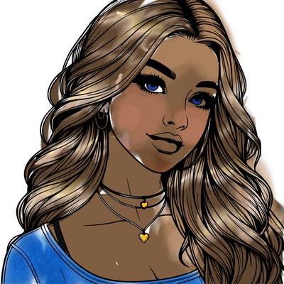 detailed realistic girl