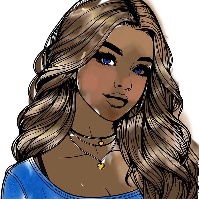 detailed realistic girl