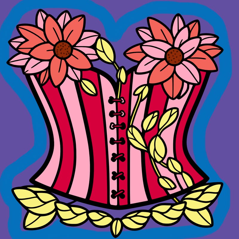 flower corset