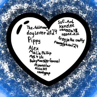 a blank heart