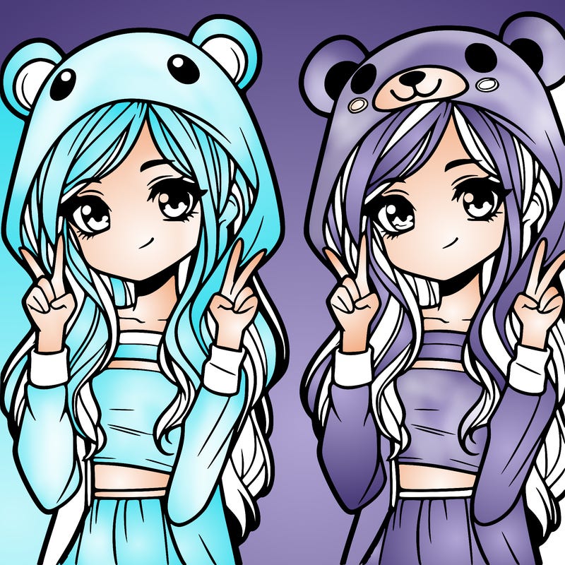 teen girl in animal costume