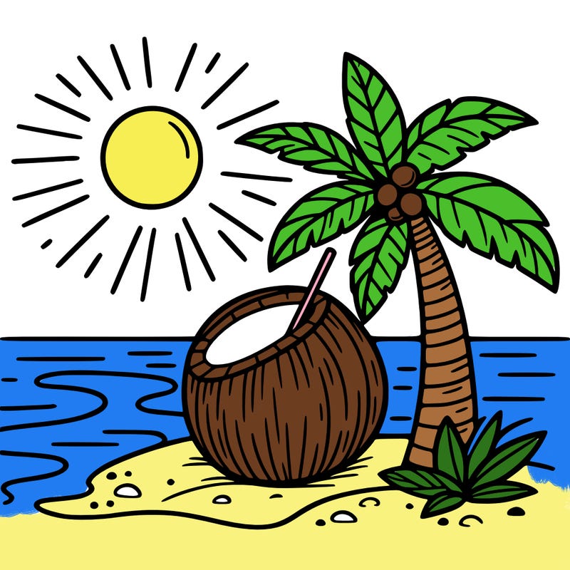 summer  coconut