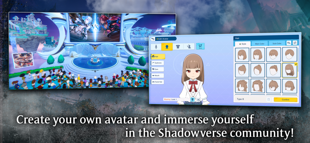 Character customization and social hub in Shadowverse Worlds Beyond