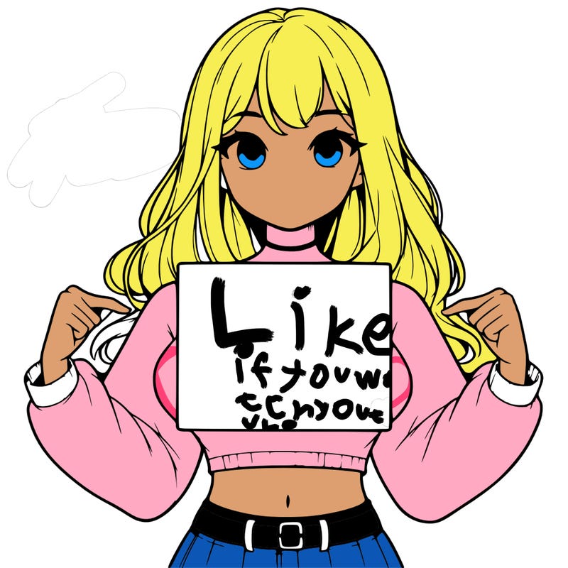 girl holding a blank sign in a long sleeve crop top