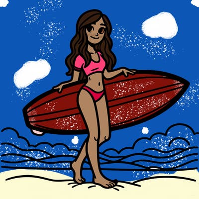 surfer girl