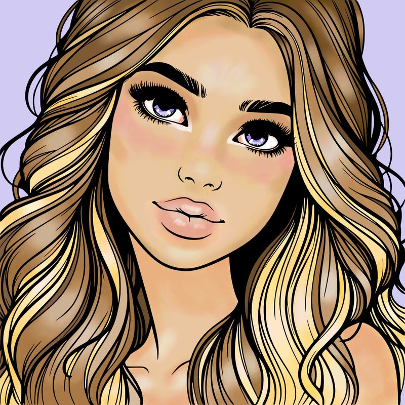 beautiful realistic girl