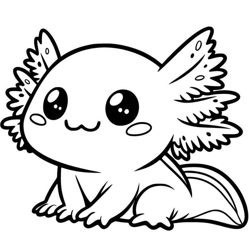 cute axolotl