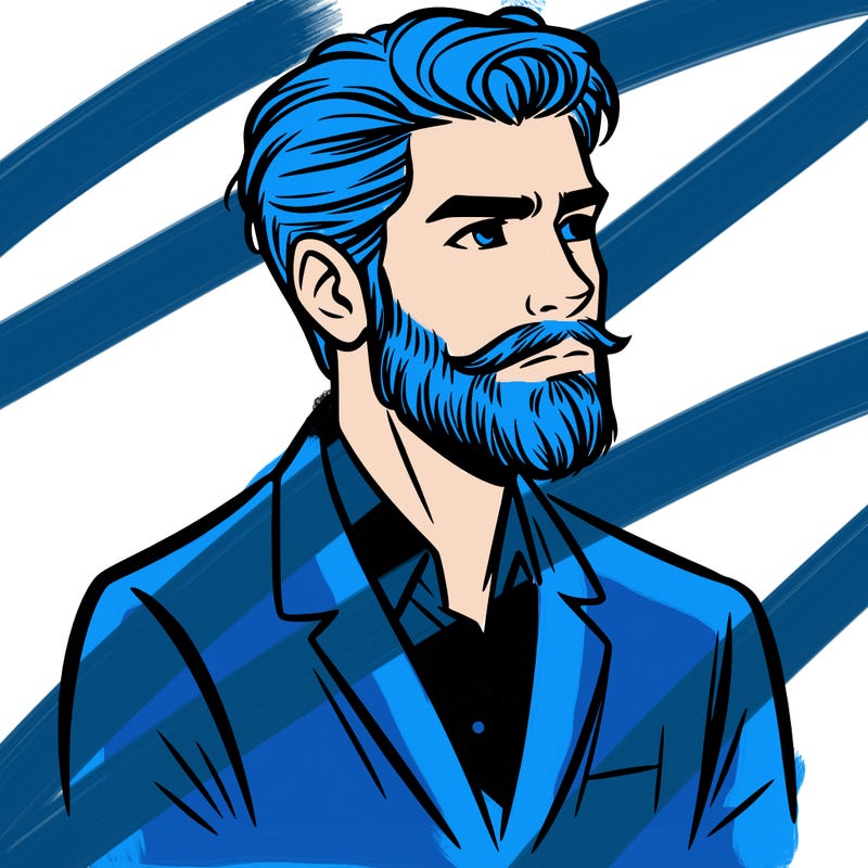 a man with a beard
