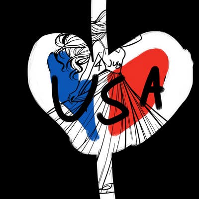 realistic woman with dress flowing in the wind