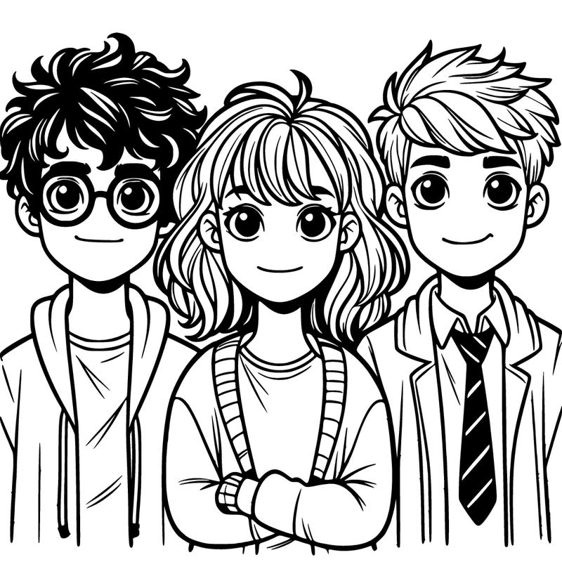 harry potter hermione granger and ron weasley