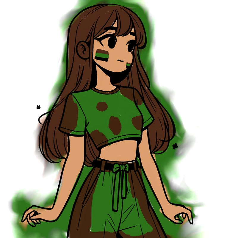 girl in a cute crop top