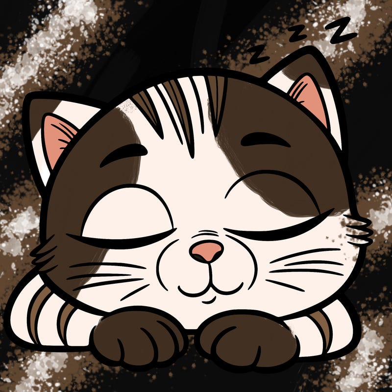 sleepy cat