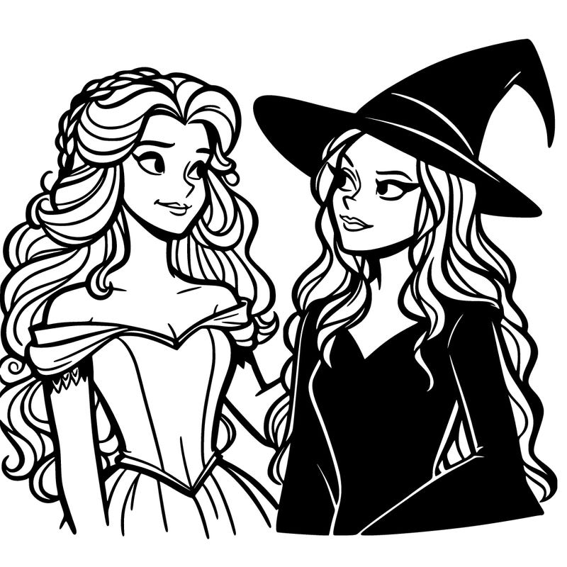 wicked galinda and elphaba