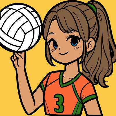volleyball girl