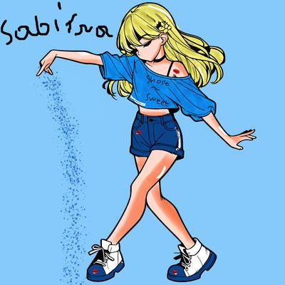 realistic girl danceing