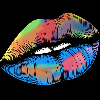 realistic lips