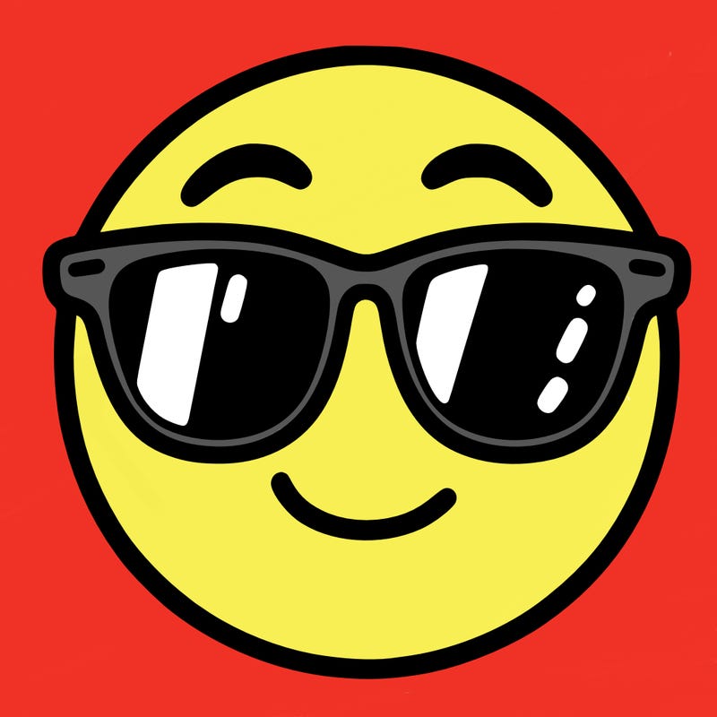 emoji with sunglasses
