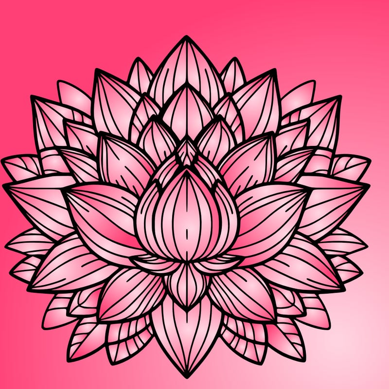 lotus flower mandala
