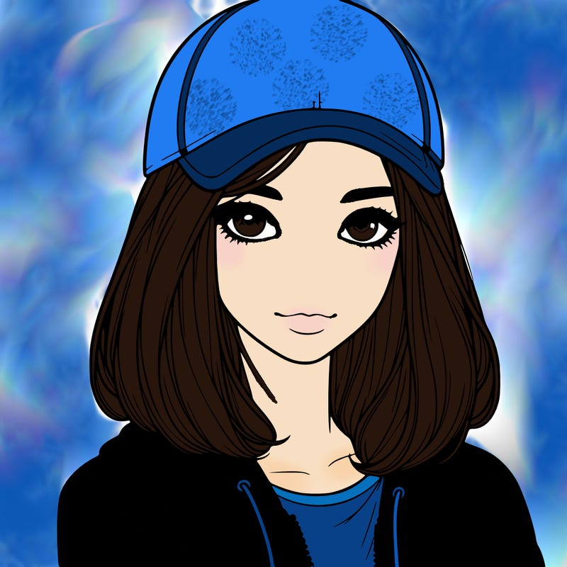 realistic girl with cap