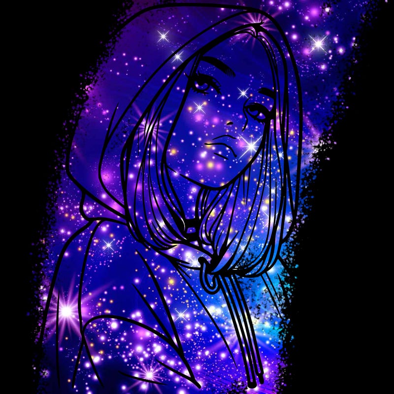 a realistic girl in a hoodie