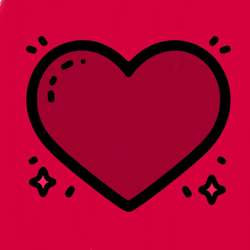 blank  heart