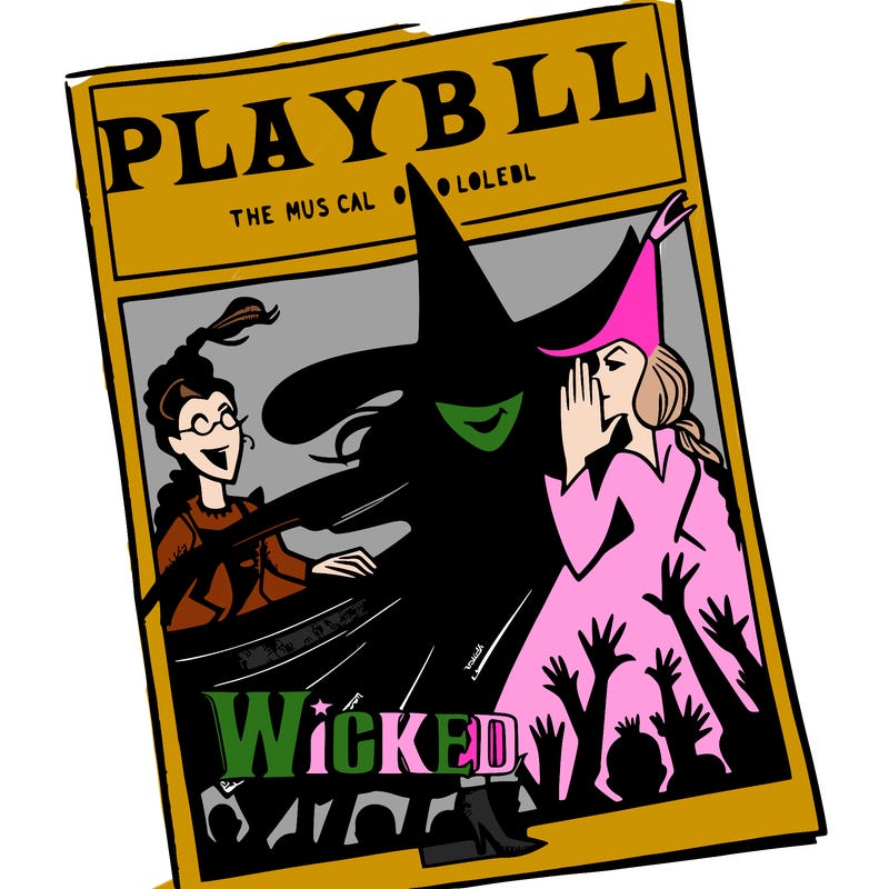 wicked the musical playbill