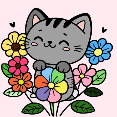 cat flowers