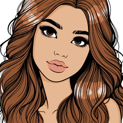 beautiful realistic girl