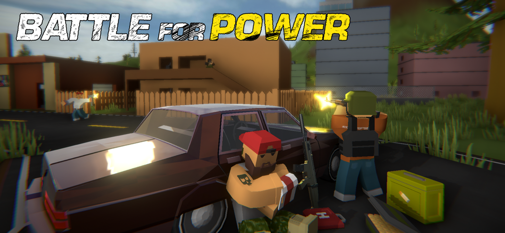 The Outlands 2 Zombie Survival - Personajes low-poly participando en combate táctico en The Outlands 2 Zombie Survival.