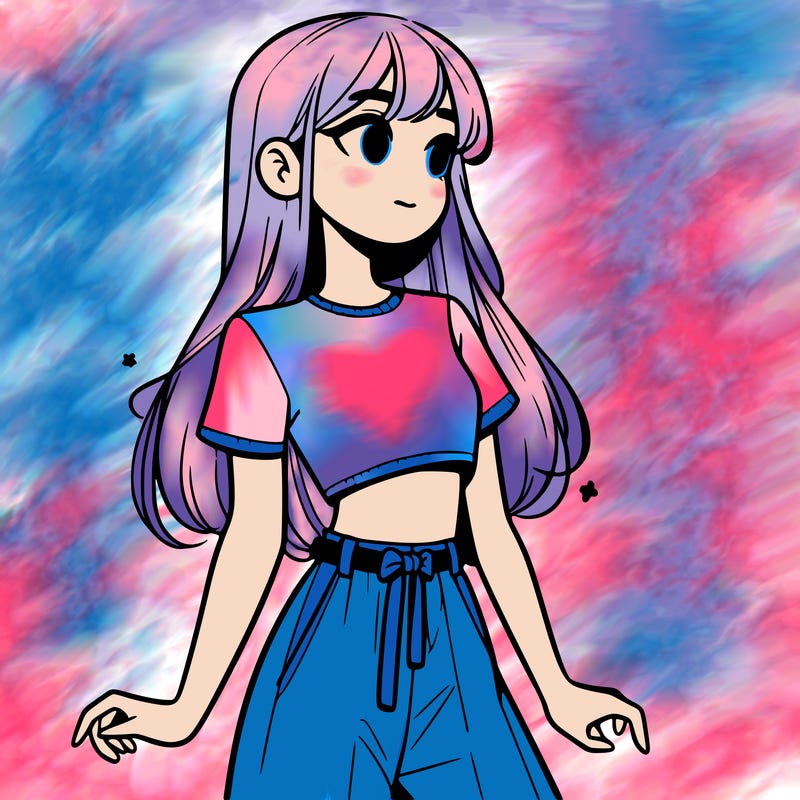 girl in a cute crop top