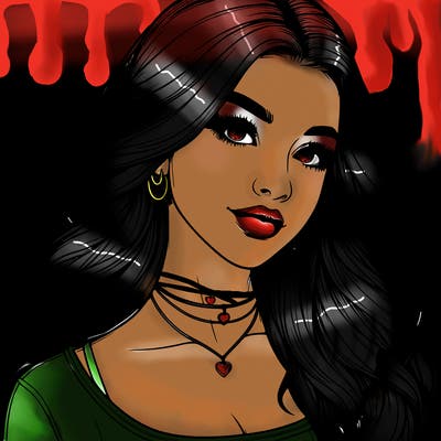 detailed realistic girl