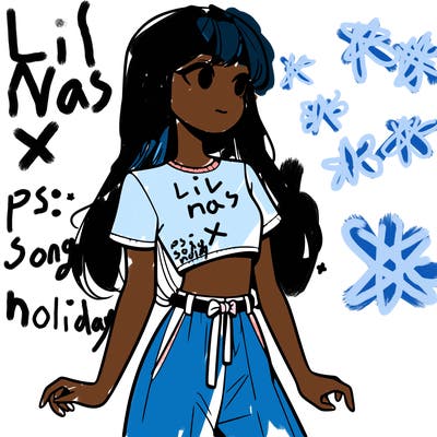 girl in a cute crop top