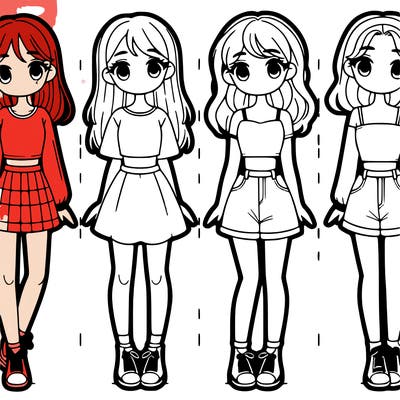 five girls