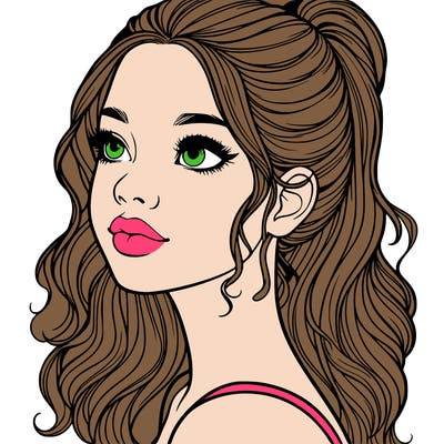 beautiful realistic girl