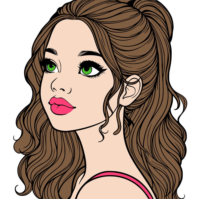 beautiful realistic girl