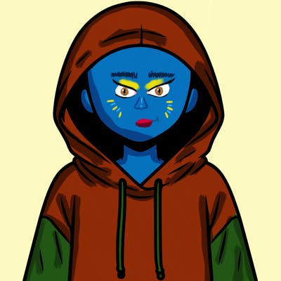 faceless girl in hoodie
