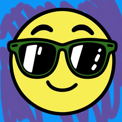 emoji with sunglasses