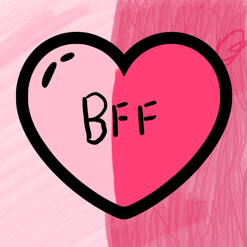 a blank heart