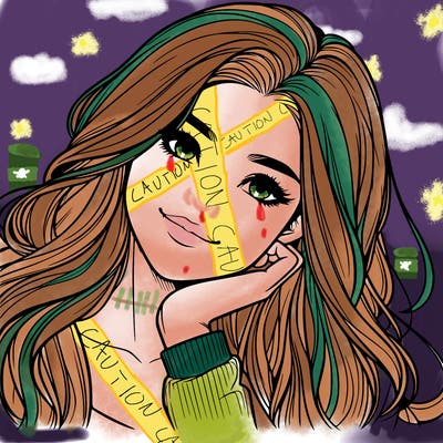 realistic pretty girl