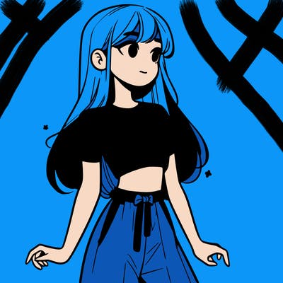 girl in a cute crop top