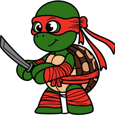 a ninja turtle